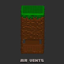 Minecraft Grass Block Xbox Series X Cover 3d model