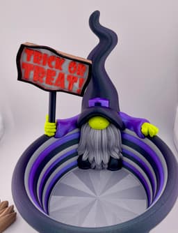 Customizable Witch Gnome Candy Bowl 3d model