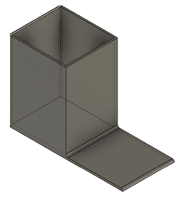 Pencil pot bookend 3d model