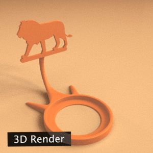 Anima Lion 3d model