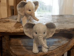 Baby Elephant Statue 3d model