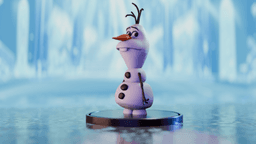 Frozen Olaf the Snowman Action Figure 3d model