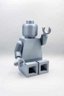 Modular Classic Minifigure โ Fully Customizable! 3d model