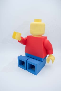 Modular Classic Minifigure โ Fully Customizable! 3d model