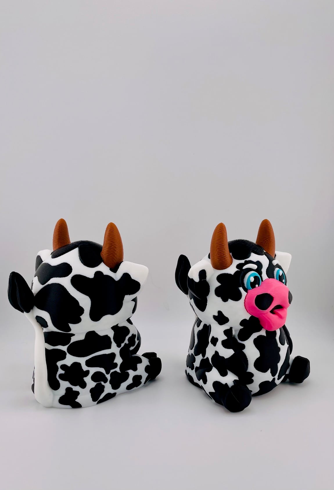 Spotted Cow Sitting 3d model