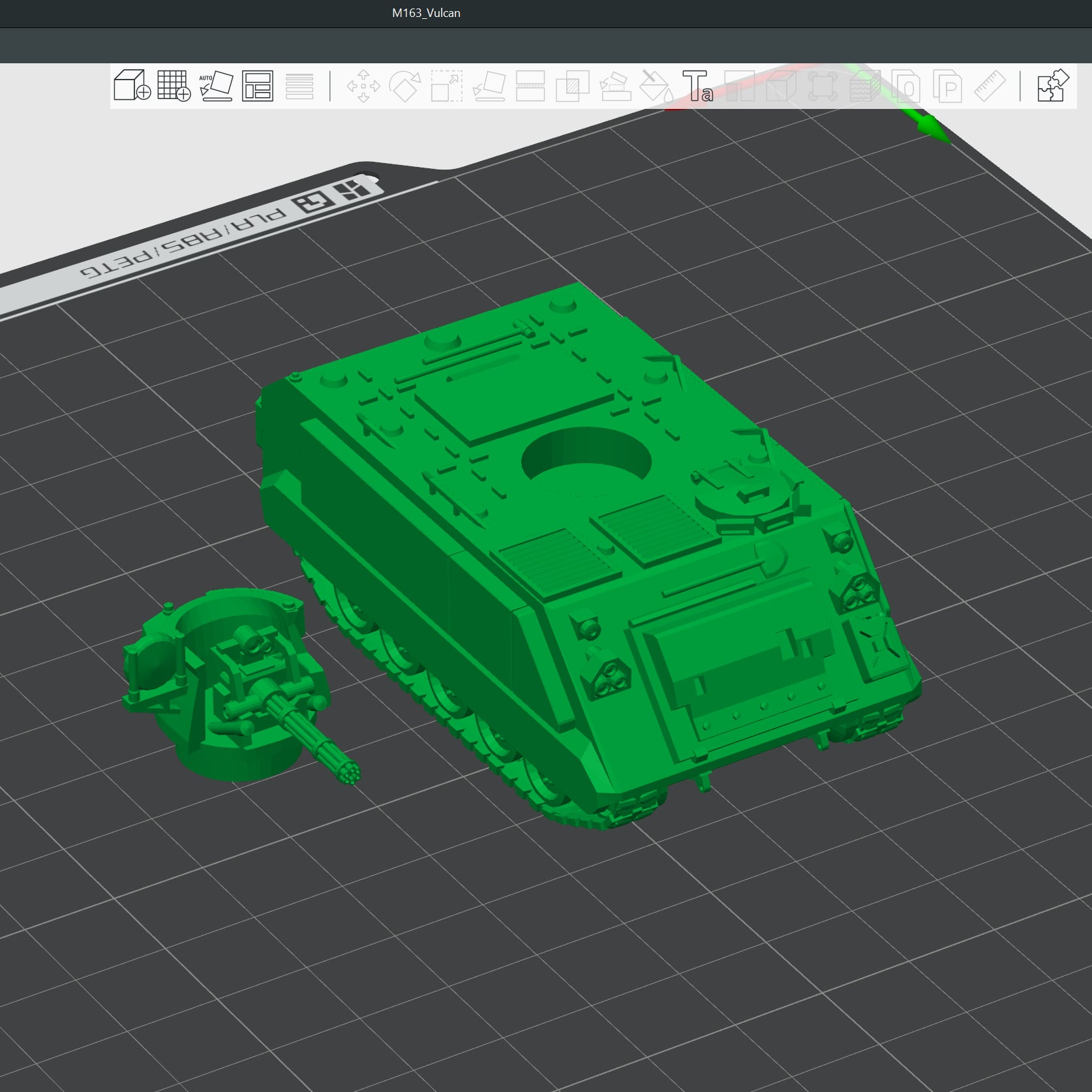 M-163 Vulcan AAA 3D Print Model 3d model