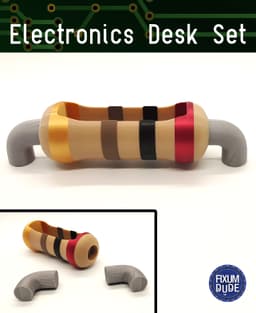 Electronics Desk Set 3d model