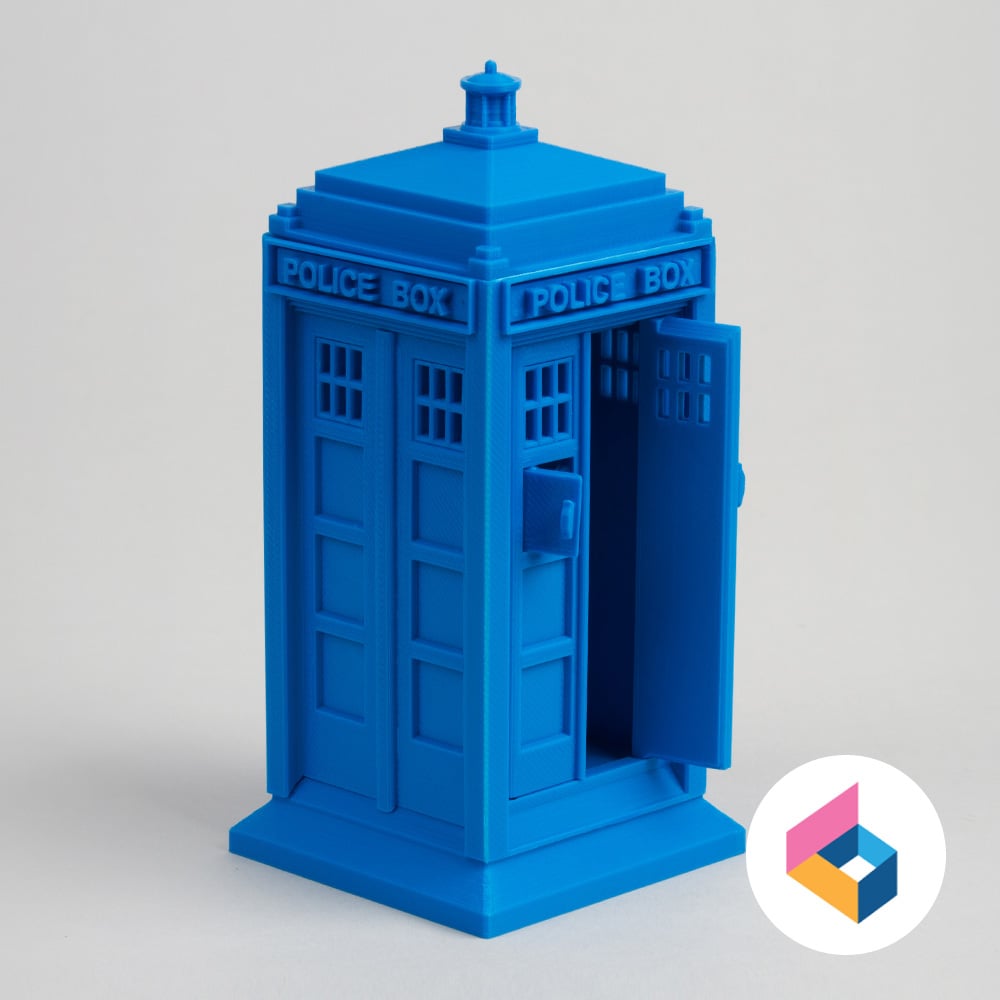 Foldable TARDIS-Police Box 3d model