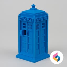 Foldable TARDIS-Police Box 3d model