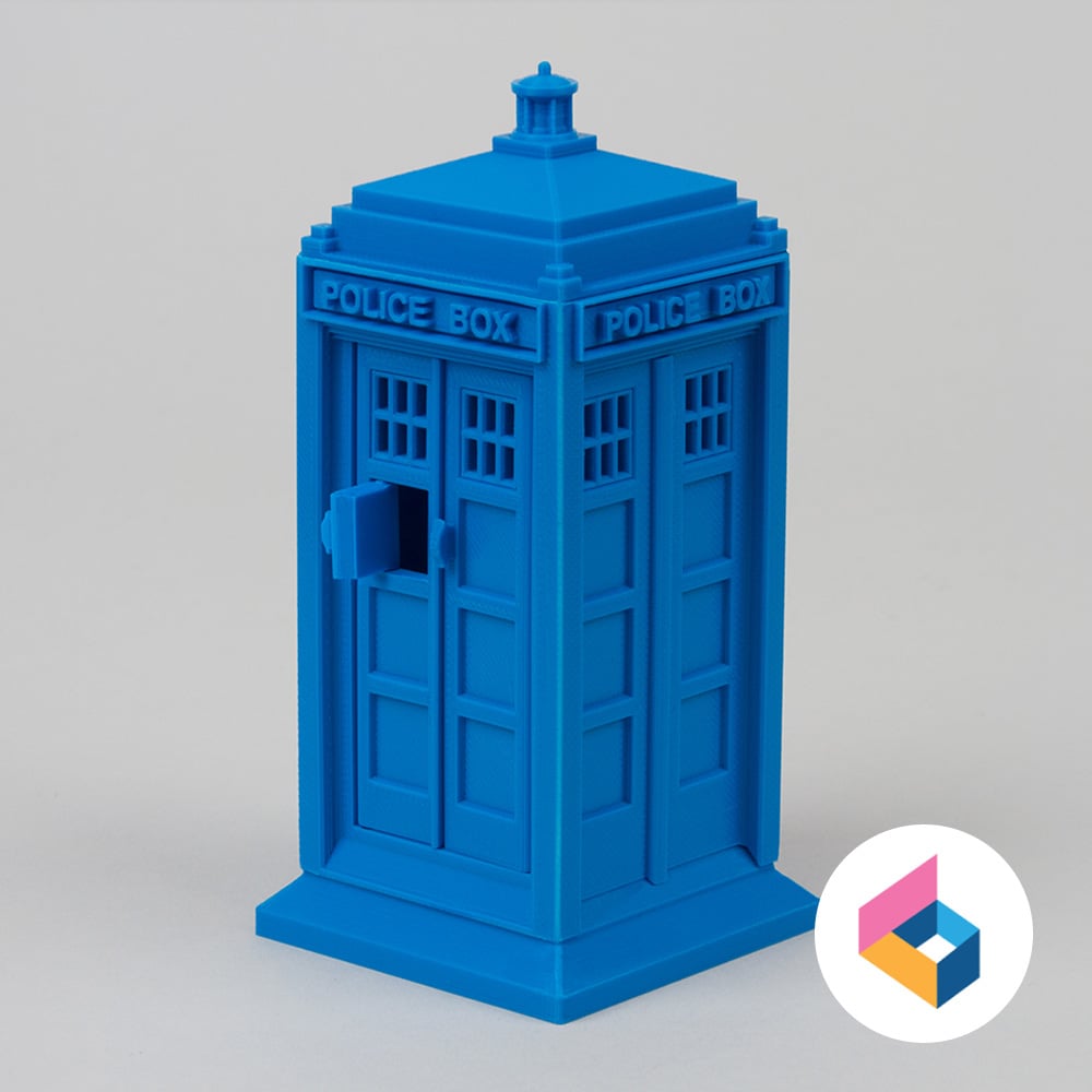 Foldable TARDIS-Police Box 3d model