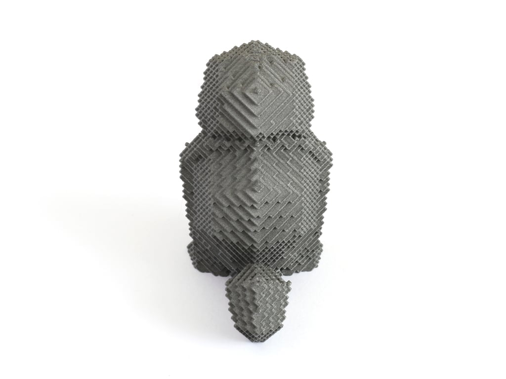 Low-poly voxel Squirtle 3d model