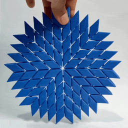 snowflake placemat & coaster 3d model