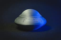 Alien Spaceship - Print in place 3d model