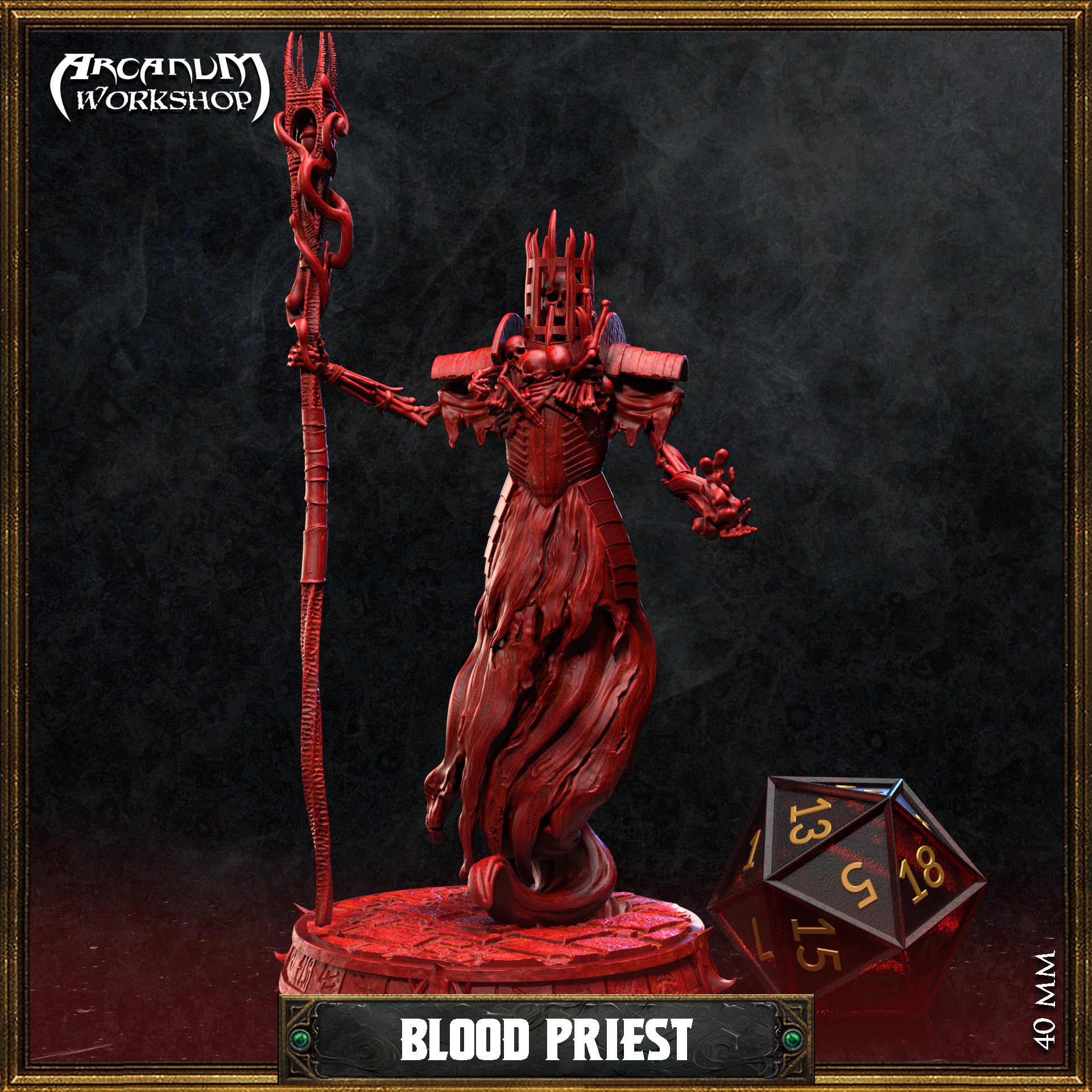 Blood Priest (40mm) 3d model
