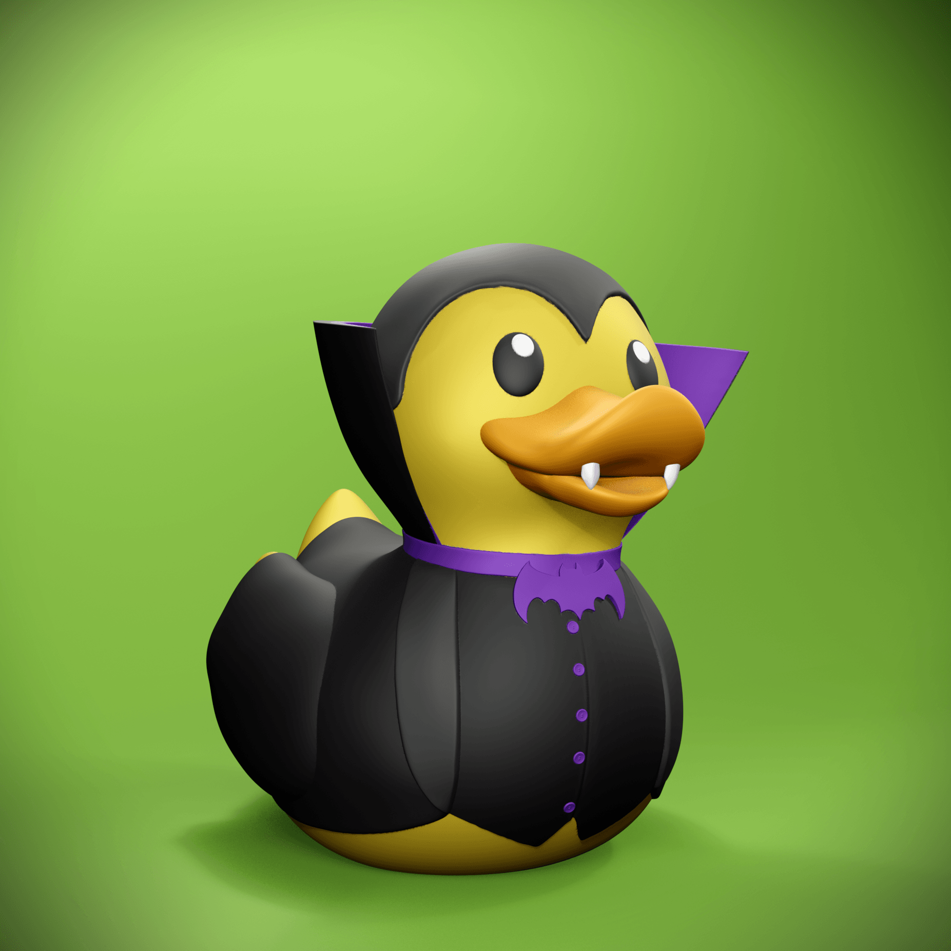 Dracula -Rubber Duck 3d model