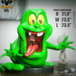 Slimer Chibi STL for 3D Printing ChibiSTL 3DXM 3d model