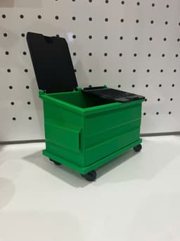 Mini Desktop Dumpster 3d model