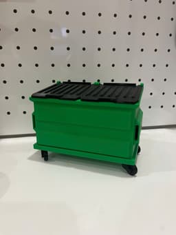 Mini Desktop Dumpster 3d model