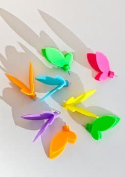 Butterfly pins 3d model