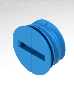 Mid Thread - Lite Fix Point (Folded) 3d model