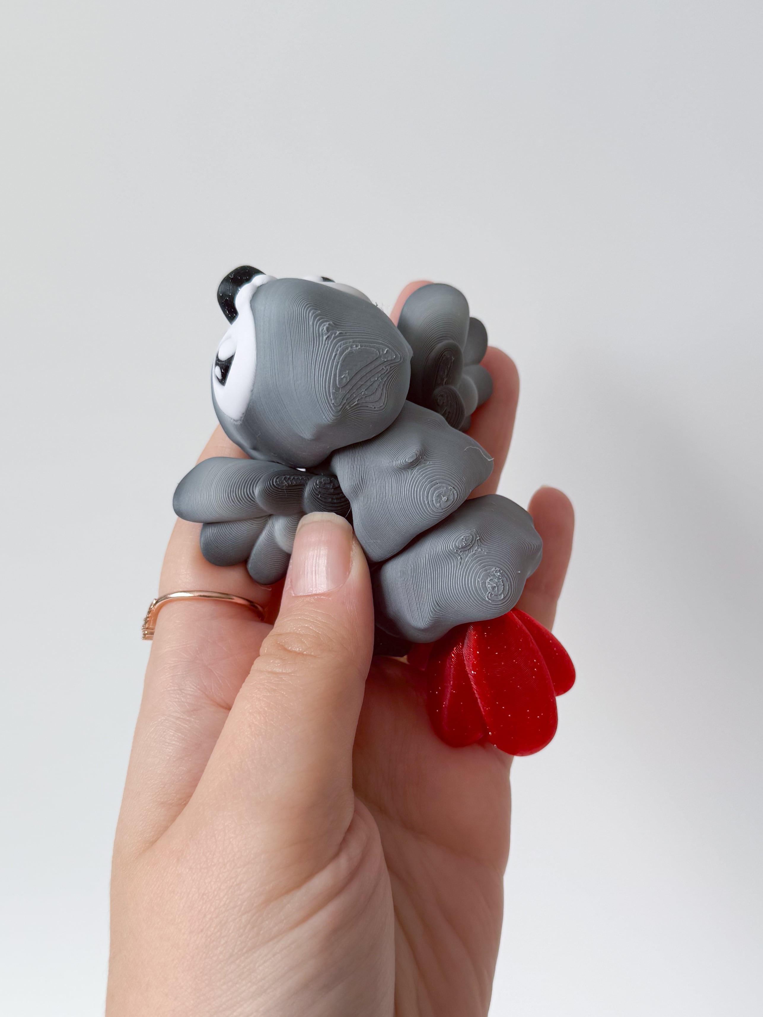 African Grey Flexi 3d model
