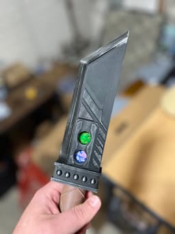 Buster Sword Dice Holder 3d model