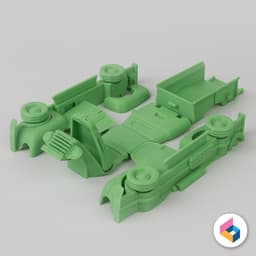 Foldable pickup truck Ford F1 3d model