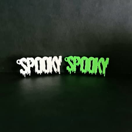 Spooky keychain 3d model