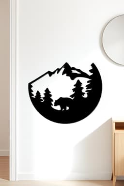 Mountain Wall Art, Wall Decor, Home Decor 3d model