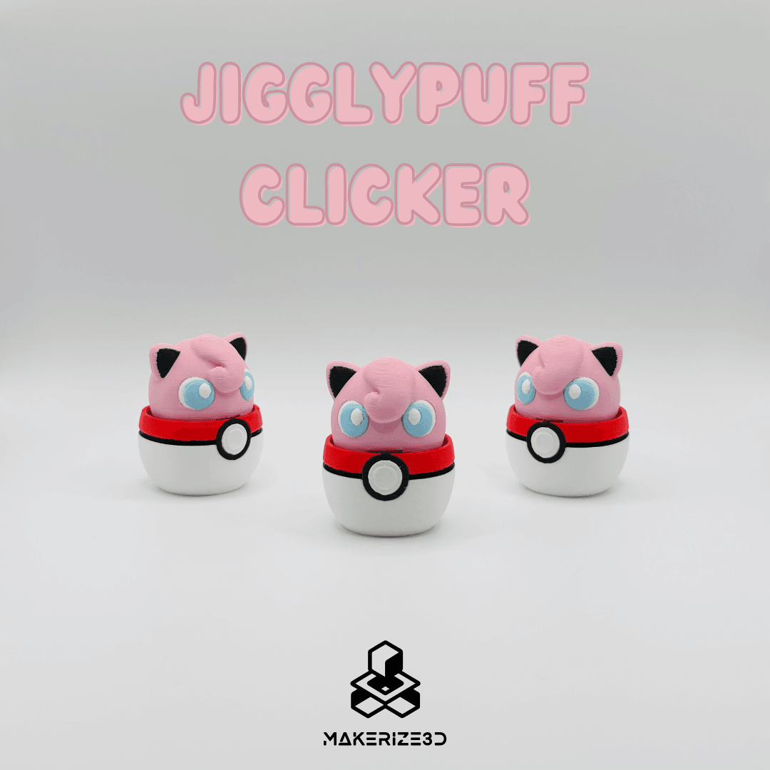 Jigglypuff Fidget Clicker 3d model