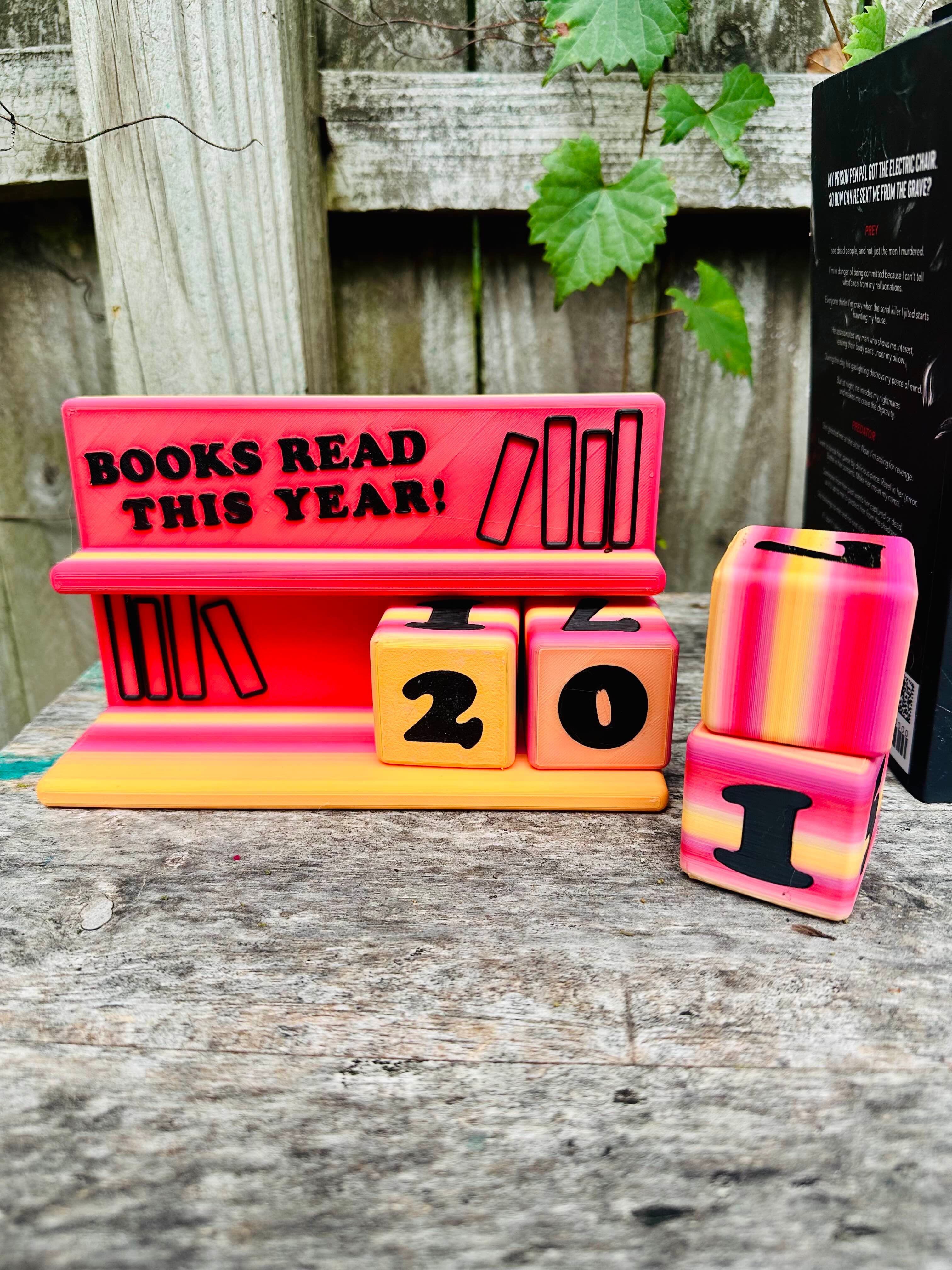 Book Counter / Decor 3d model