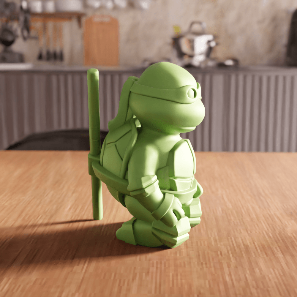 Chibi Ninja Turtle Character Figurine 3d model