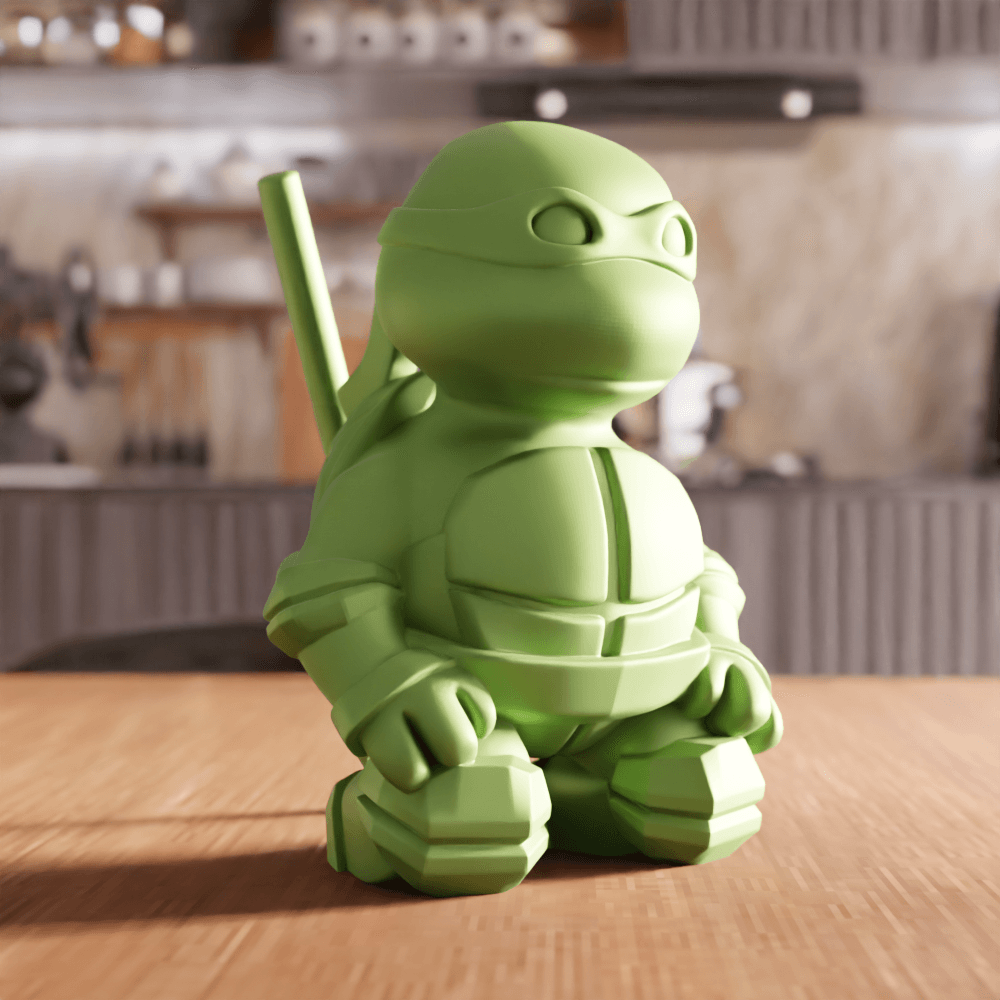 Chibi Ninja Turtle Character Figurine 3d model
