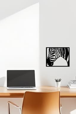 Zebra Wall Art, Wall Decor, Home Decor 3d model