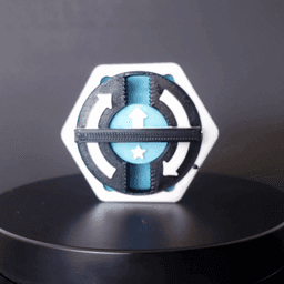 Hextraction Gauss Cannon Spinner 3d model