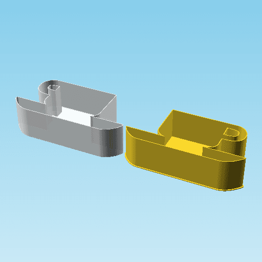 Cup of coffee, nestable box (v2) 3d model
