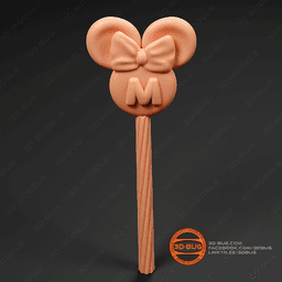 Cookie in Minnie Mouse style 3d model