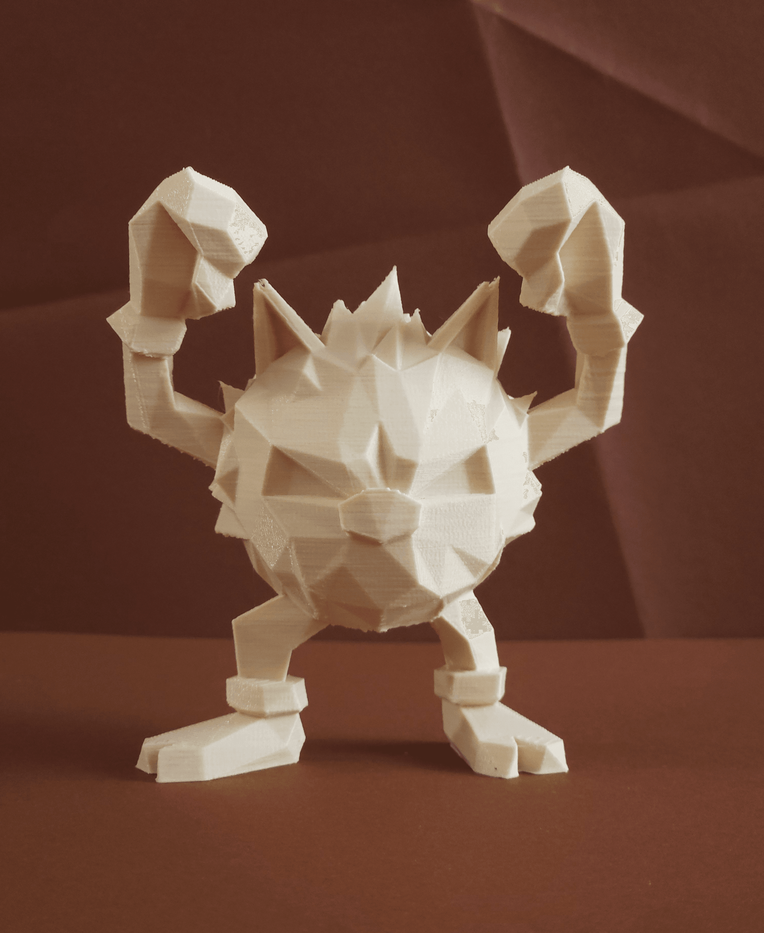 Primeape Low Poly Pokemon 3d model
