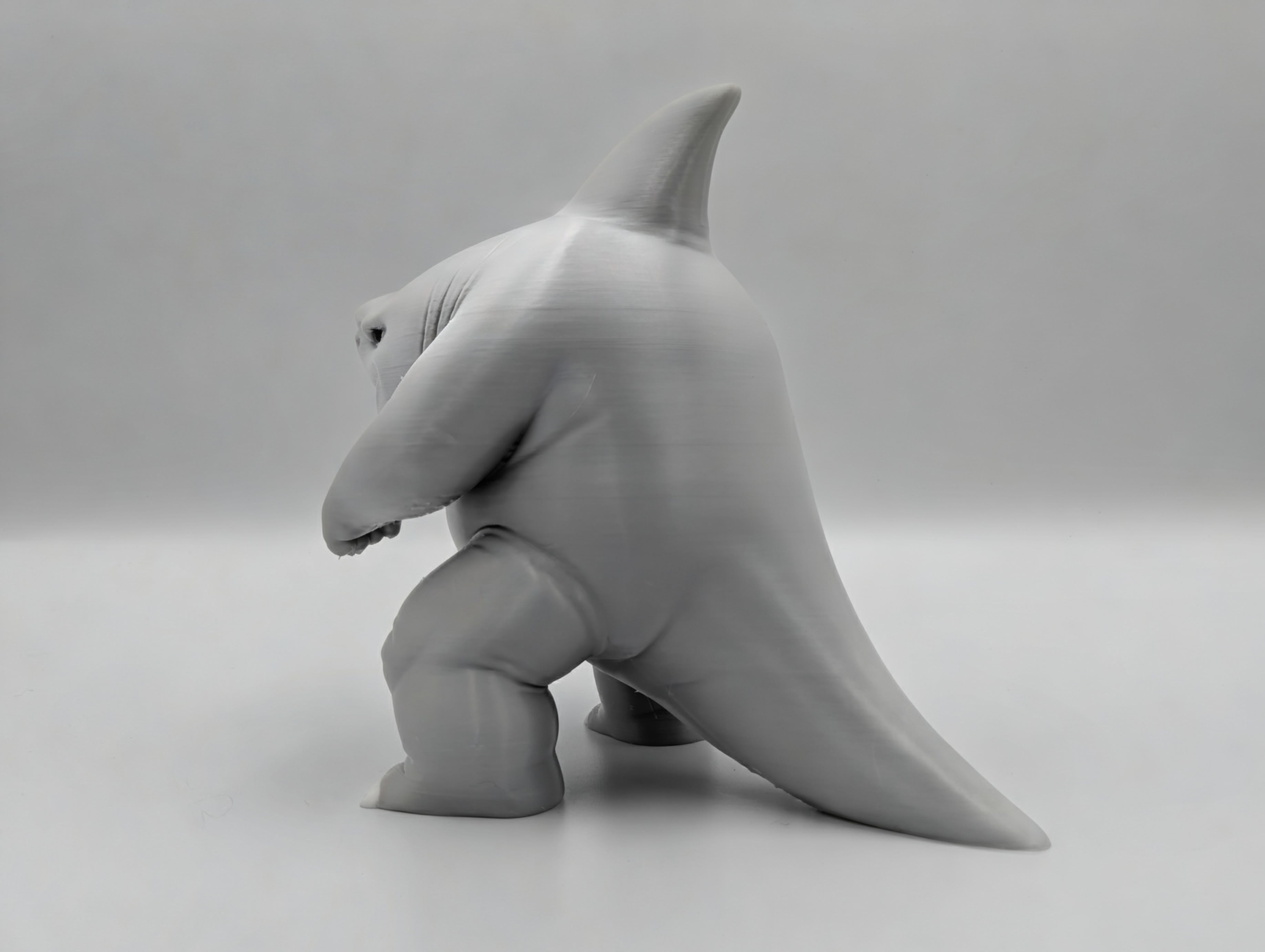 Chubby Shark - Multicolor Print 3d model