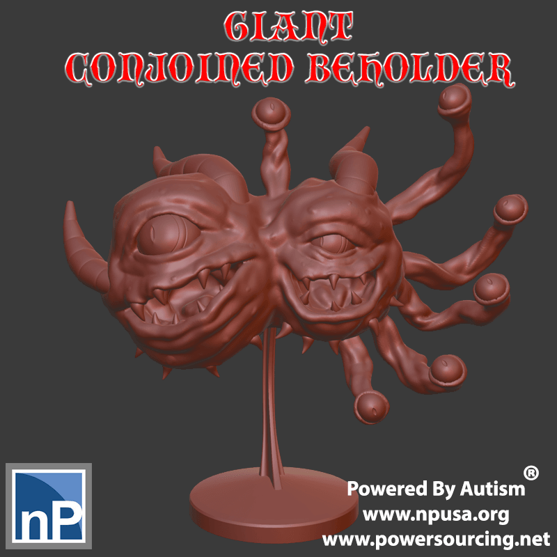 Giant Conjoined Beholder 3d model