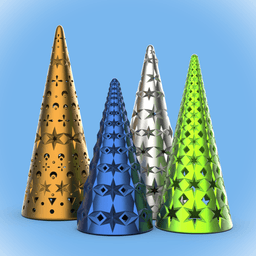 "Holy" Tree Tealight Topper #4 3d model