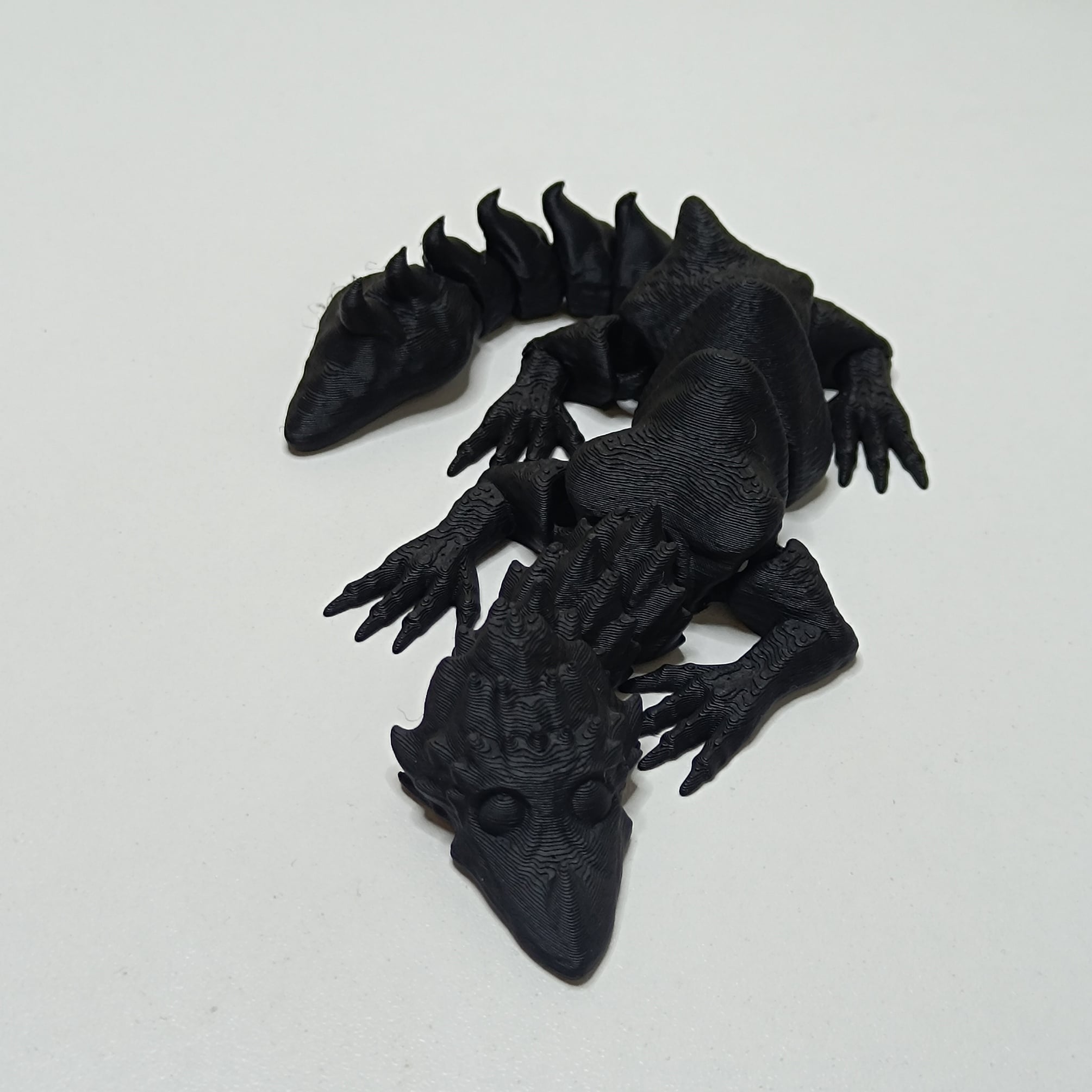 Articulated Rock Lizard Spiky Dragon 3d model