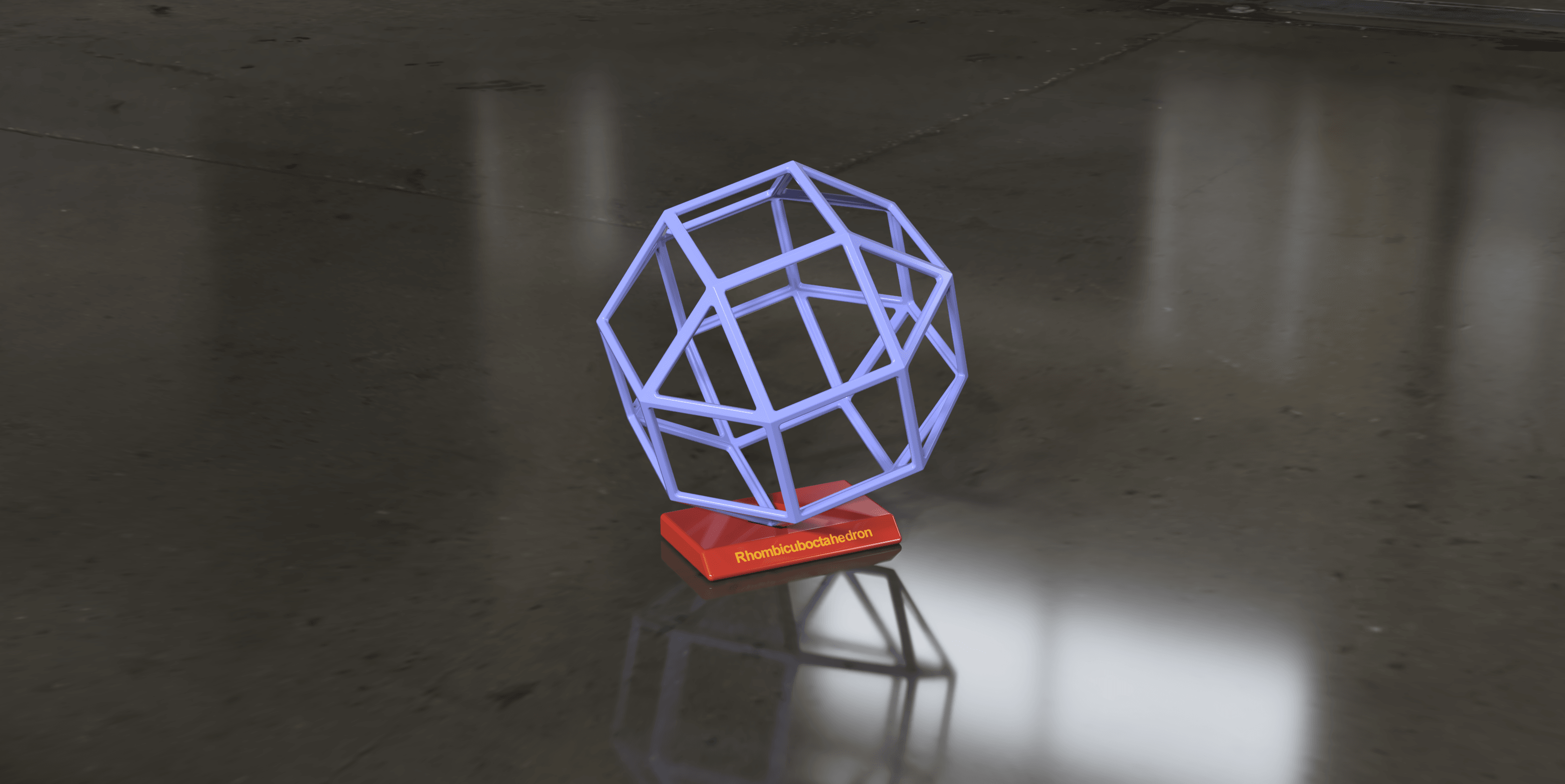 Rhombicuboctahedron 3d model