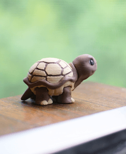 Timid Tortoise - Articulated Fidget Tortoise - Ludo Animal 3d model