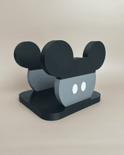 Minimal Mickey Napkin Stand 3d model