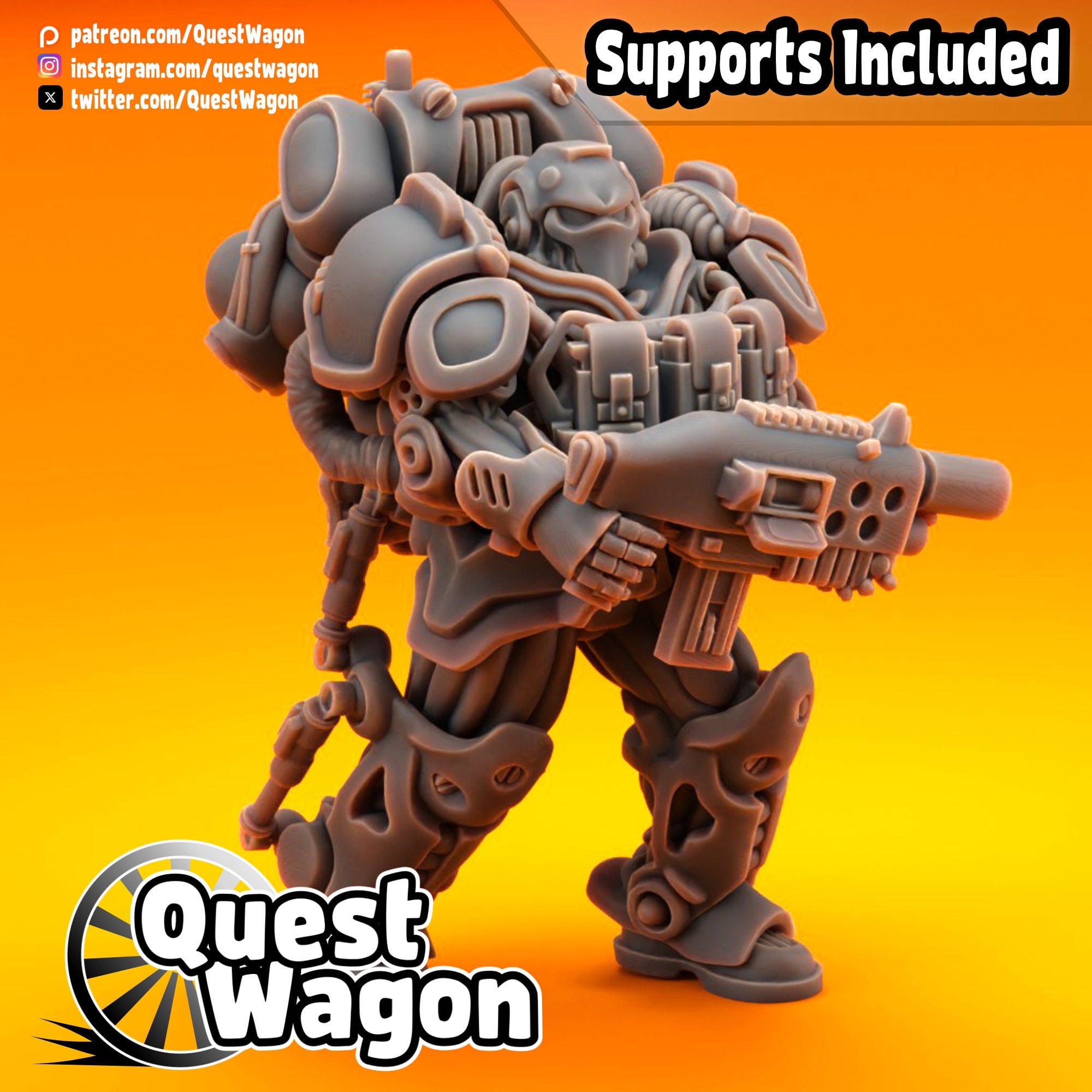 Heavy Unit Space Aggressor Simple 3d model