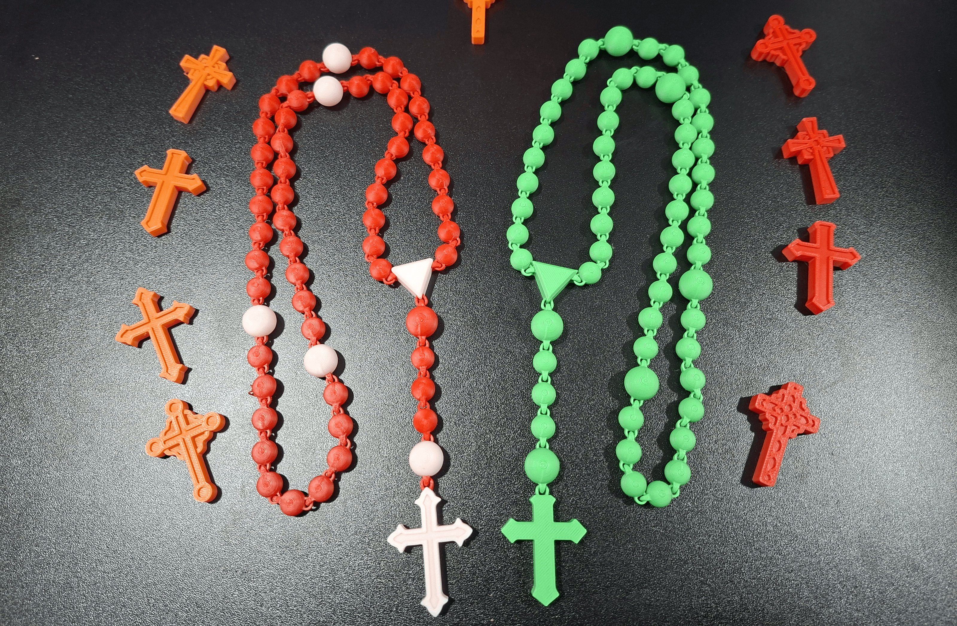 Rosary Print In Place 3d model