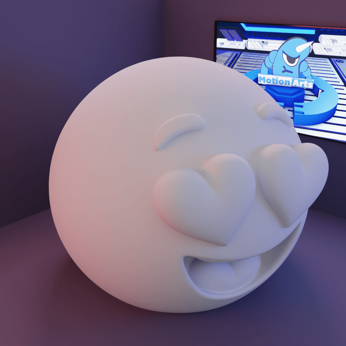 Emoticons coração.stl 3d model