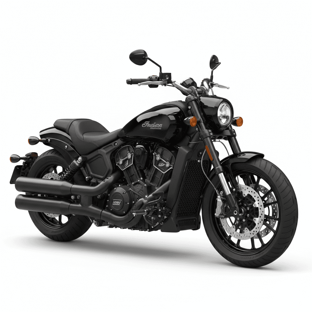 Indian Springfield Dark Horse Motorcycle 3d model