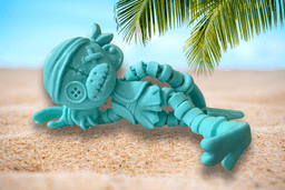 Pirate Sock Monkey, May 2024 Exclusive 3d model
